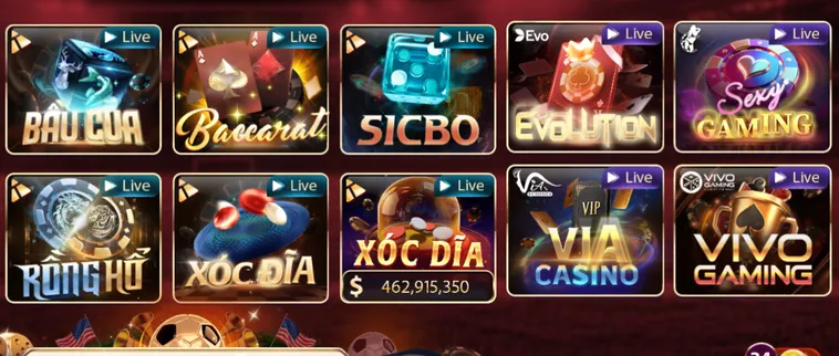 Đa Dạng Trò Chơi Tại Sảnh LiveStream Casino SunWin Đẳng Cấp Sang Trọng Hàng Đầu