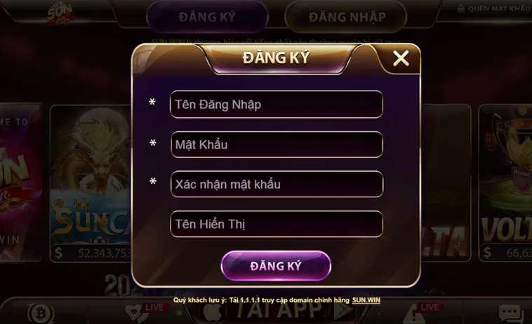 Đăng Ký SunWin Ngay Để Trở Thành Thành Viên Của Cộng Đồng Giải Trí Đẳng Cấp