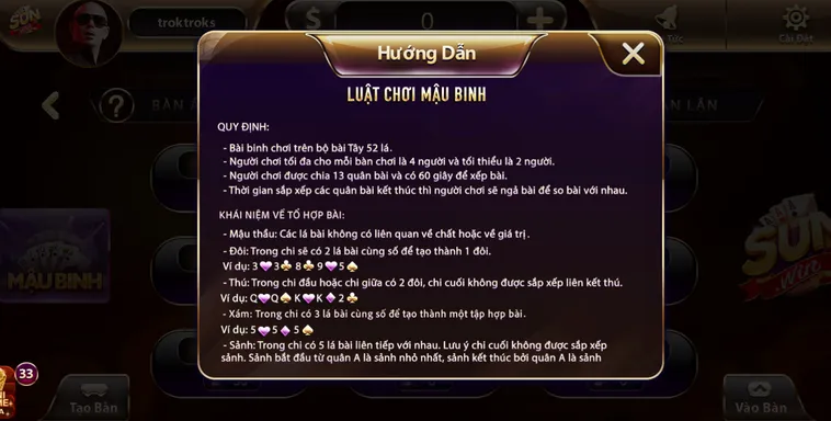 Trải Nghiệm Đỉnh Cao Khi Tham Gia Chơi Mậu Binh Tại Cổng Game SunWin Hàng Đầu