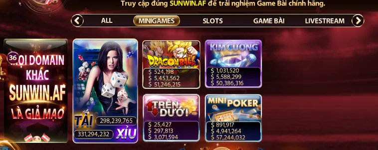 Danh Mục Trò Chơi Minigame SunWin Đỉnh Cao Với Cơ Hội Thắng Lớn