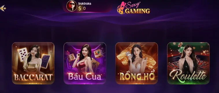 Sảnh Sexy Gaming Livestream Tại SunWin Đỉnh Cao Giải Trí Đẳng Cấp Nhất
