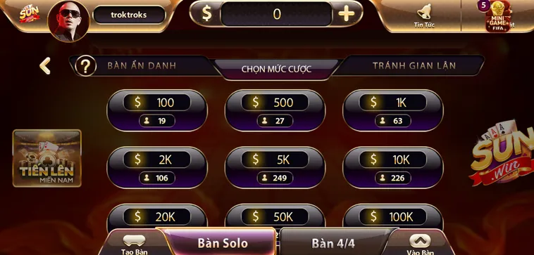 Chinh Phục Tiến Lên Miền Nam Tại SunWin Nhận Quà Khủng